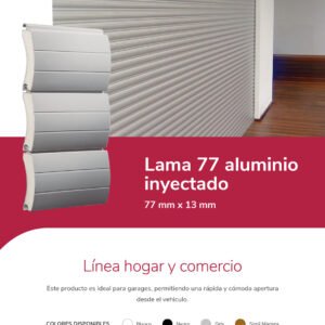 PORTON ENROLLABLE LAMA 77